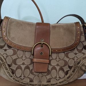 Coach Signature Hobo Purse